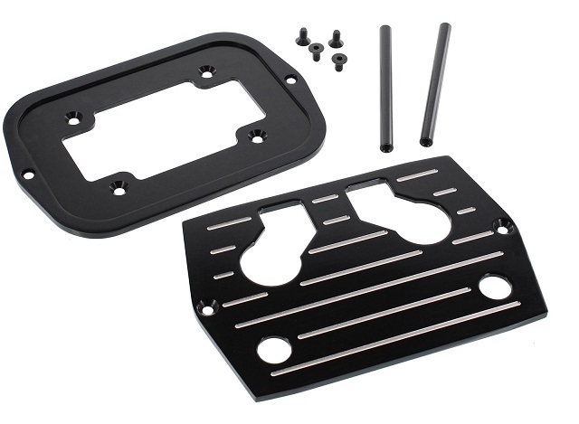 Black Anodized Billet Aluminum Optima Battery Tray Series 34/78